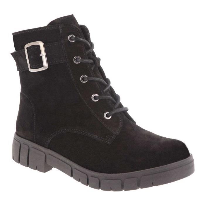 Women's Wide Fit DB Holly Ankle Boots in Brown Suede - Image 4