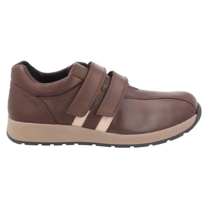 Men's Wide Fit DB Wayne Trainers in Black Leather - Image 7