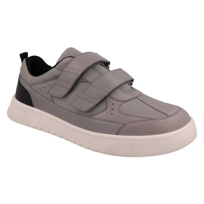 Men's Wide Fit DB Jude Shoes in Navy Leather / Navy Mesh - Image 1