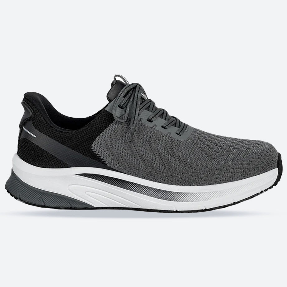 Men's Wide Fit Orthofeet 20017 Tilos Hands-free Trainers in Grey - Image 1