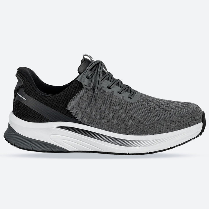 Men's Wide Fit Orthofeet 20017 Tilos Hands-free Trainers in Grey - Image 1