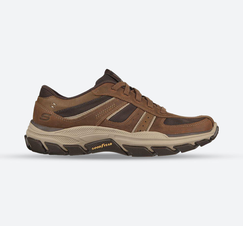 Men s Wide Fit Skechers 204330 Respected Edgemere Walking Trainers Skechers Wide Fit Shoes Wide Fit Shoes UK