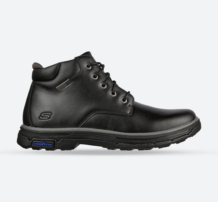 Skechers 204394 Black Extra Wide Brogden Boots--main