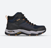Men's Wide Fit Skechers 204634 Arch Relaxed Fit Dawson Raveno Good Year  Hiking Boots - Navy/Black