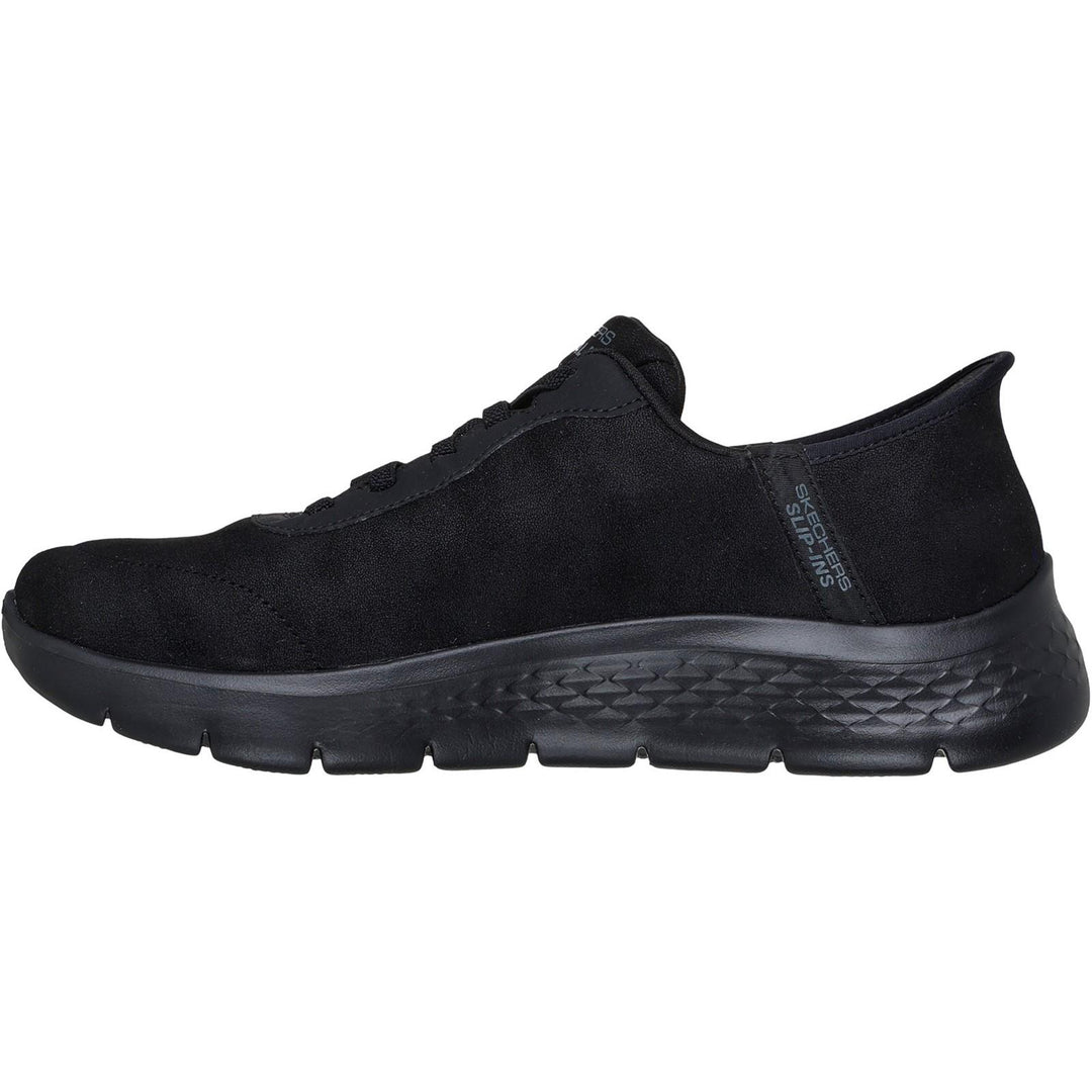 Men's Wide Fit Skechers 216326 Slip-ins Go Walk Flex Smooth Motion Trainers in Black - Image 4