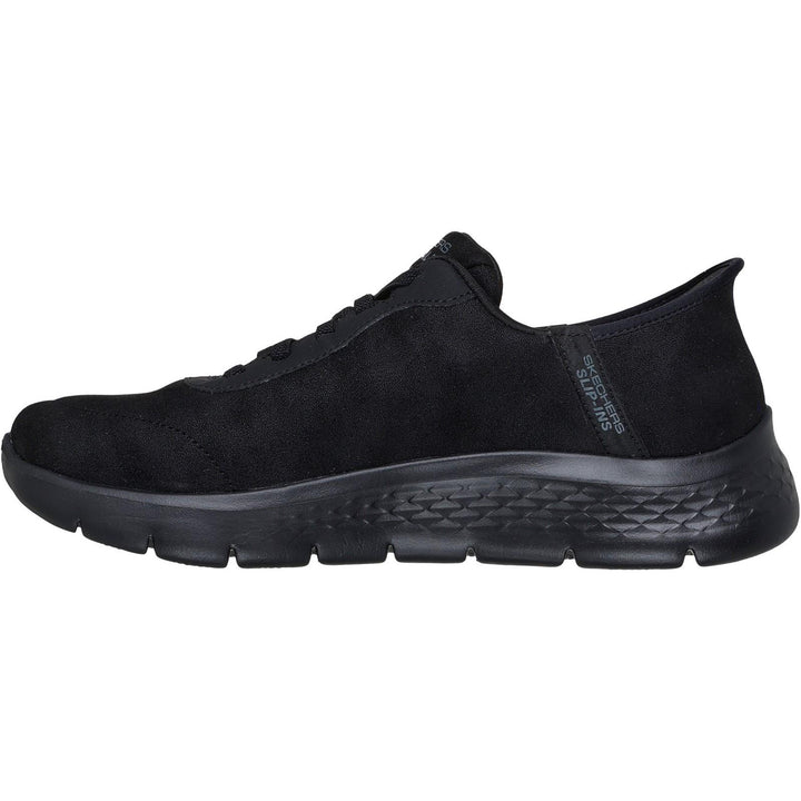 Men's Wide Fit Skechers 216326 Slip-ins Go Walk Flex Smooth Motion Trainers in Black - Image 1