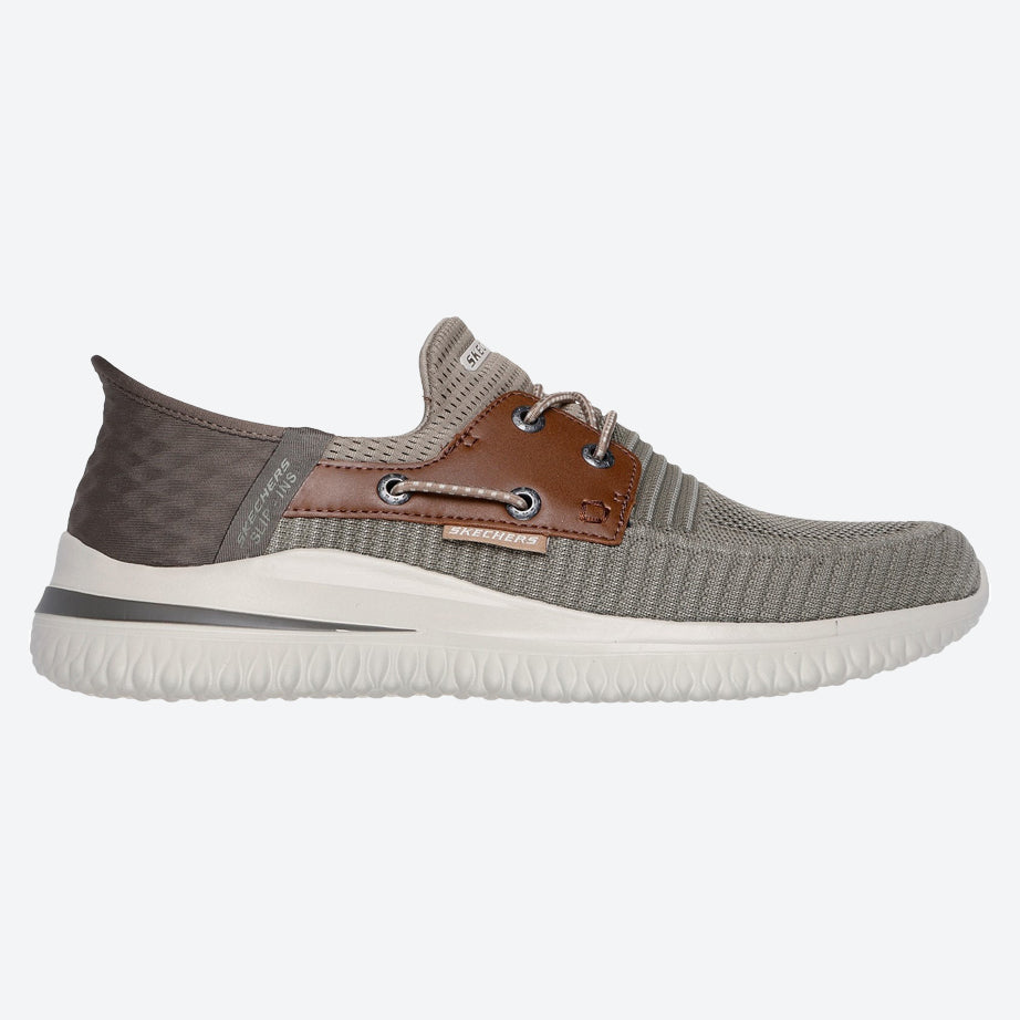 Men's Wide Fit Skechers 210606 Slip-ins Delson 3.0 Roth Trainers