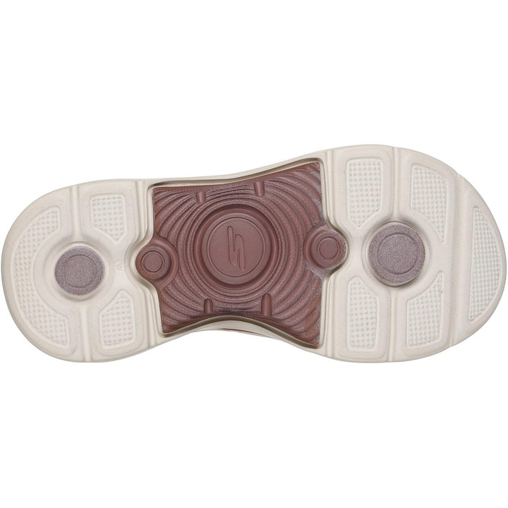 Women's Wide Fit Skechers 140865 Dakota Go Walk Arch Fit 2.0 Sandals in Brown - Image 1