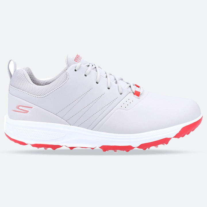 Men's Relaxed Fit Skechers 214002 Go Golf Torque Pro Sports Trainers in Grey/Red - Image 1