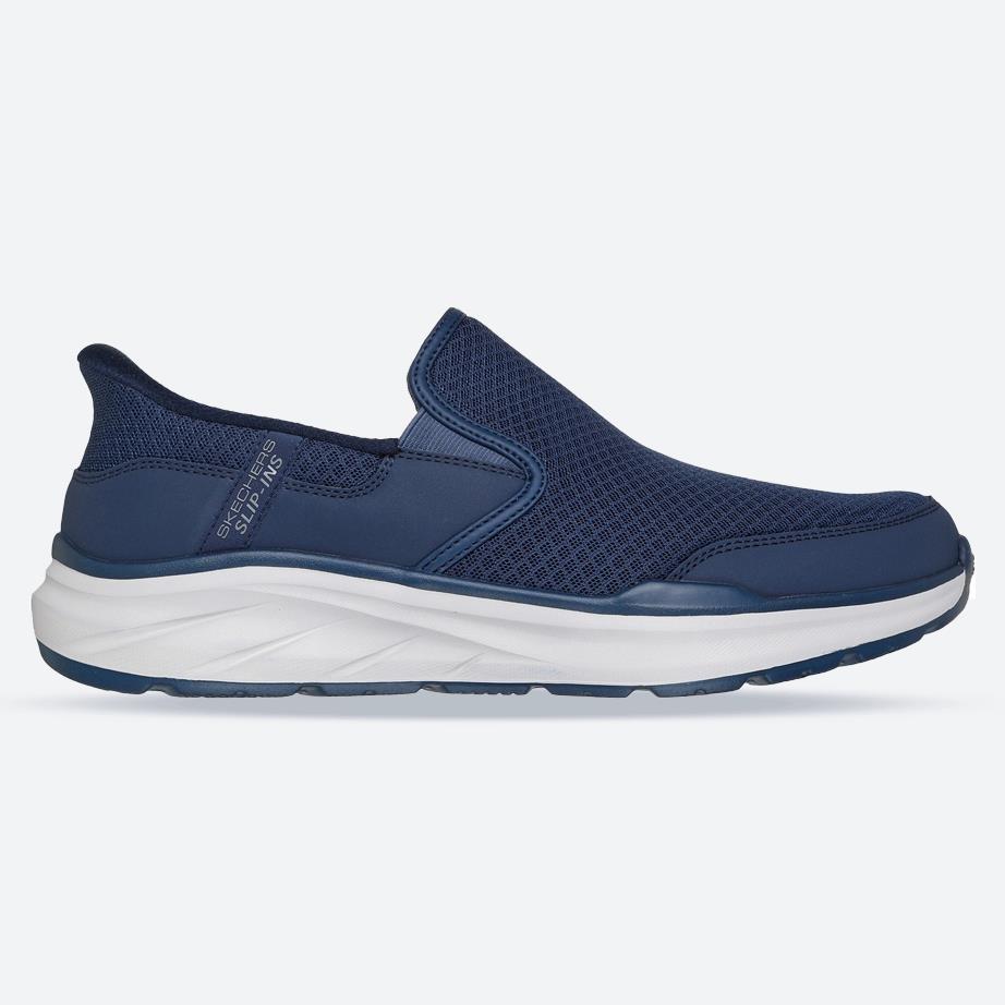 Men's Relaxed Fit Skechers 233103 Slip-ins Equalizer 6.0 Stoaver Trainers in Navy - Image 1