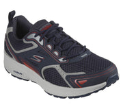 Men's Wide Fit Skechers 220034 Go Run Consistent Running Trainers - Navy/Red - Goga Mat