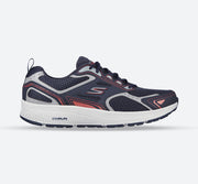 Men's Wide Fit Skechers 220034 Go Run Consistent Running Trainers - Navy/Red - Goga Mat