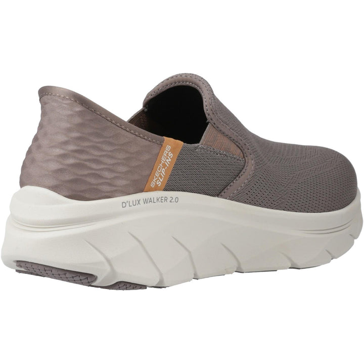 Men's Relaxed Fit Slip-ins Skechers 232463 D'lux Walker Trainers in Brown - Image 1