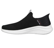 Men's Wide Fit Skechers 232450 Slip-ins Ultra Flex 3.0 - Smooth Step Trainers - Black
