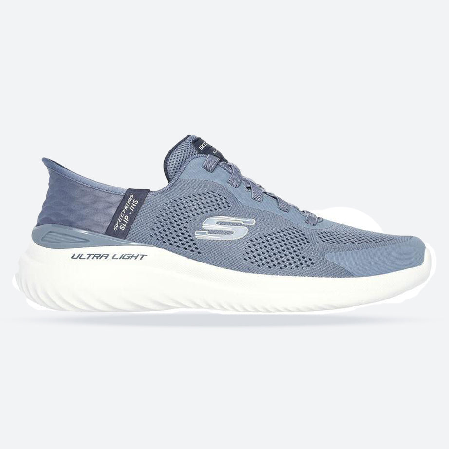 Men's Wide Fit Skechers 232459 Slip-ins Bounder 2.0 Emerged Trainers in Navy - Image 13