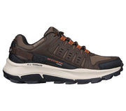 Men's Wide Fit Skechers 237501 Equalizer 5.0 Trail-Solix Walking Trainers - Brown/Orange