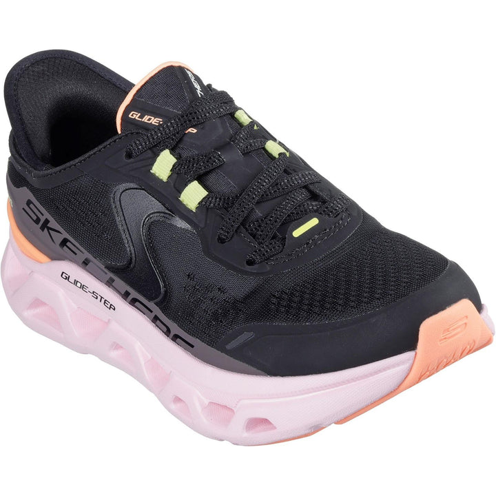 Women's Wide Fit Skechers 150510 Slip-ins Glide Step Altus Trainers in Black/Multi - Image 1