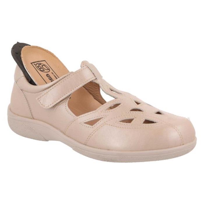Women's Wide Fit DB Ayla Shoes in Navy Leather - Image 12