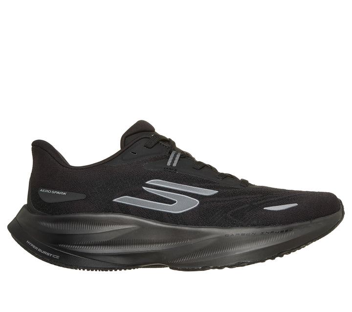 Men's Wide Fit Skechers 246200 Go Run Ride 12 Trainers in Navy/Orange - Image 1