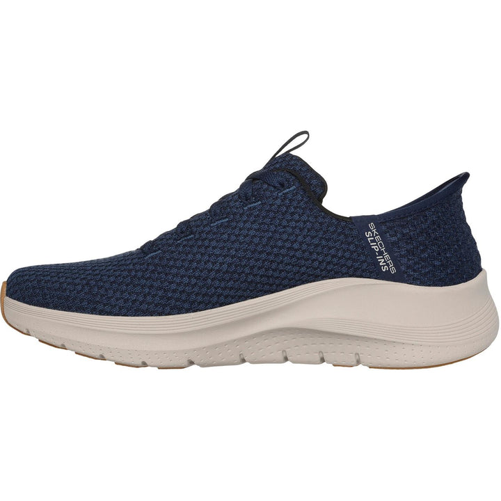 Men's Wide Fit Skechers 232462 Slip-ins Arch Fit 2.0 Look Ahead Trainers in Black - Image 1
