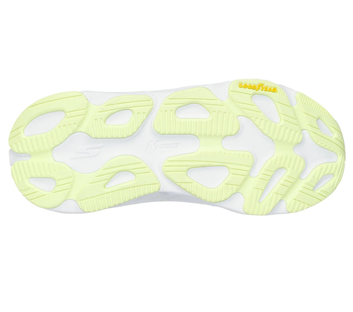 Women's Wide Fit Skechers 129200 Slip-ins Max Run Trainers in White/Multi - Image 1