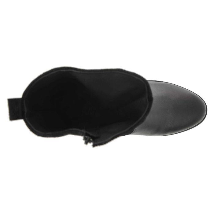 Women's Wide Fit DB Hornbeam Boots in Black Leather / Suede - Image 6