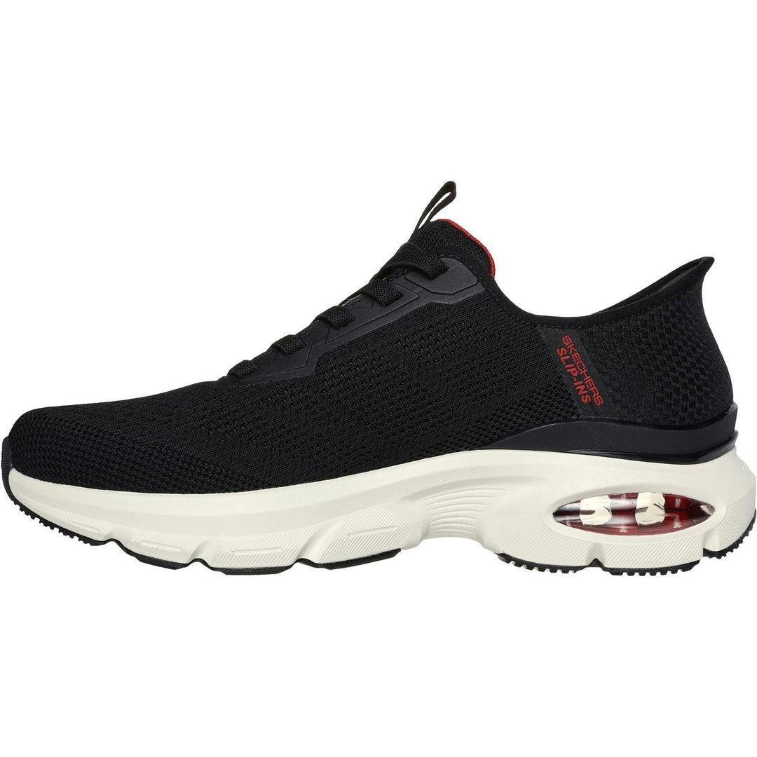 Men's Wide Fit Skechers Slip-ins 232447 Skech Air Ventura Trainers in Black/Red - Image 4