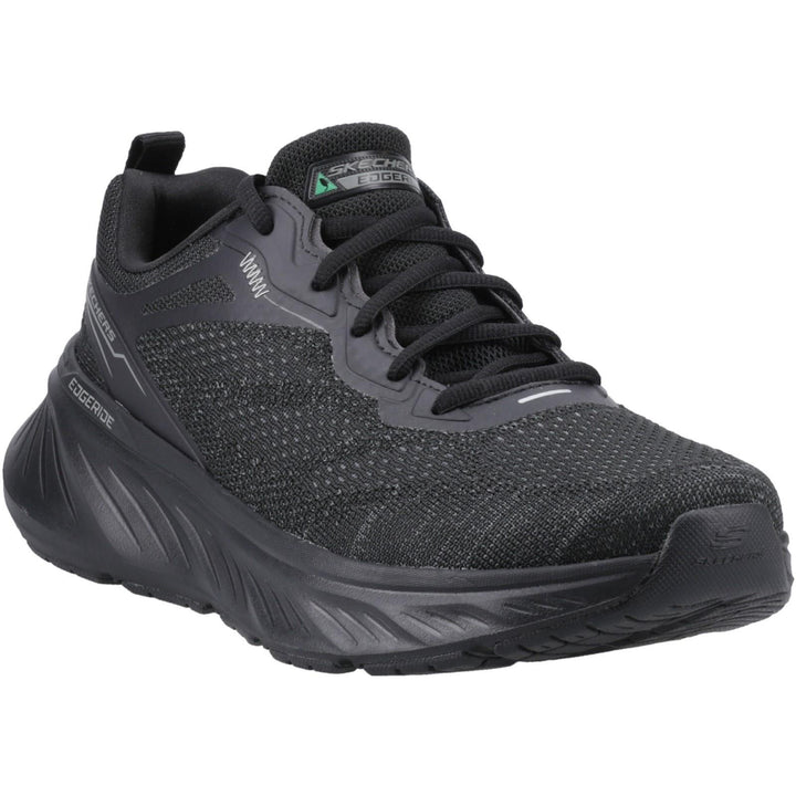 Men's Relaxed Fit Skechers Edgeride 232836 Exxo Trainers in Black - Image 1