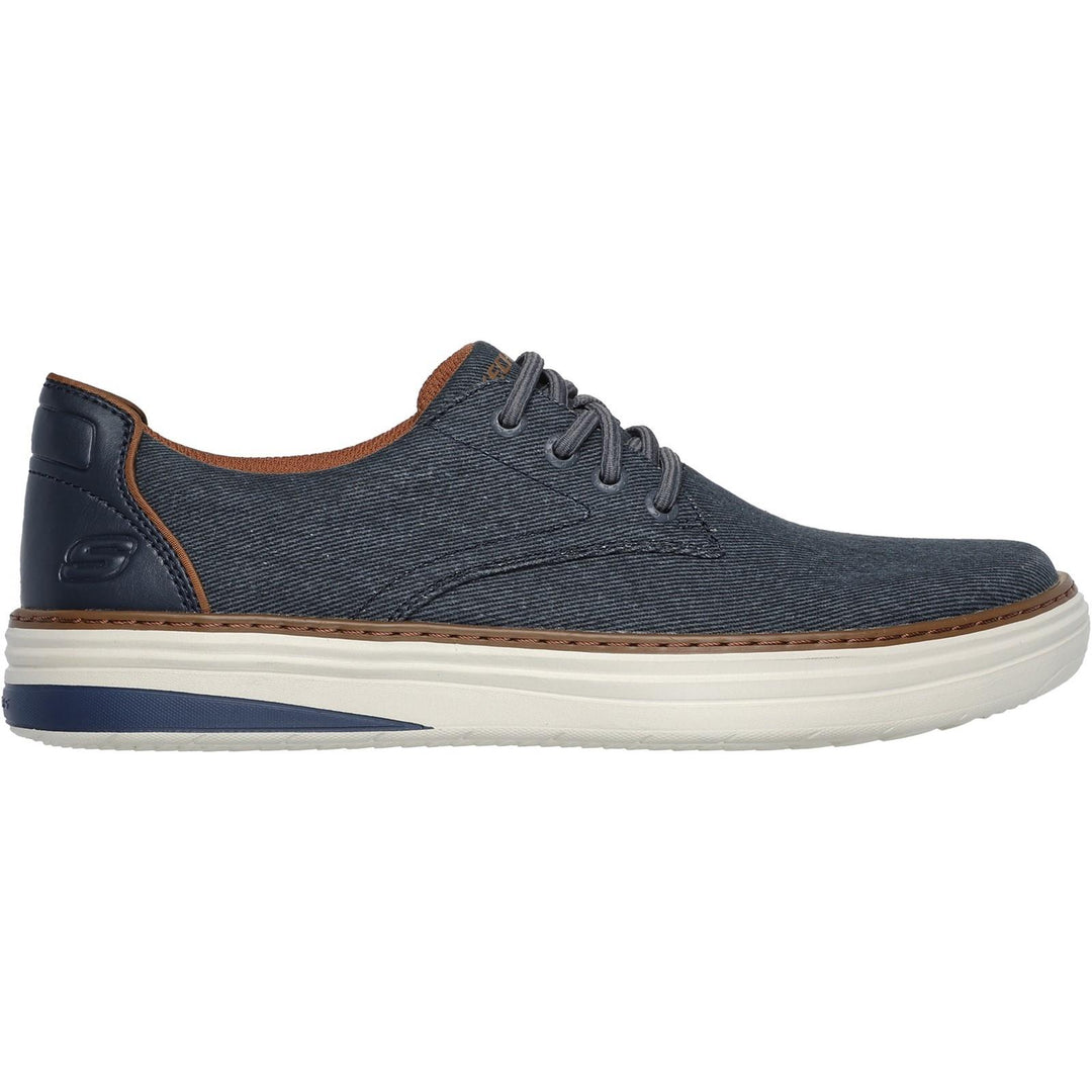 Men's Wide Fit Skechers 205135 Hyland Ratner Shoes in Navy - Image 2