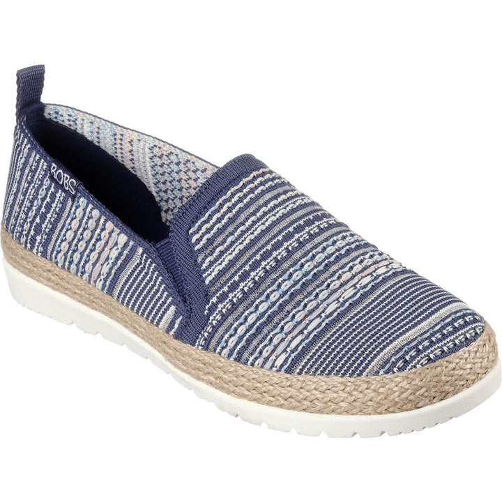 Women's Wide Fit Skechers 113982 Bobs Flexpadrille 3.0 Island Muse Espadrille Slippers