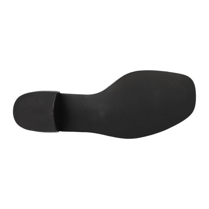 Women's Wide Fit DB Sirius Court Shoes in Black Leather - Image 1