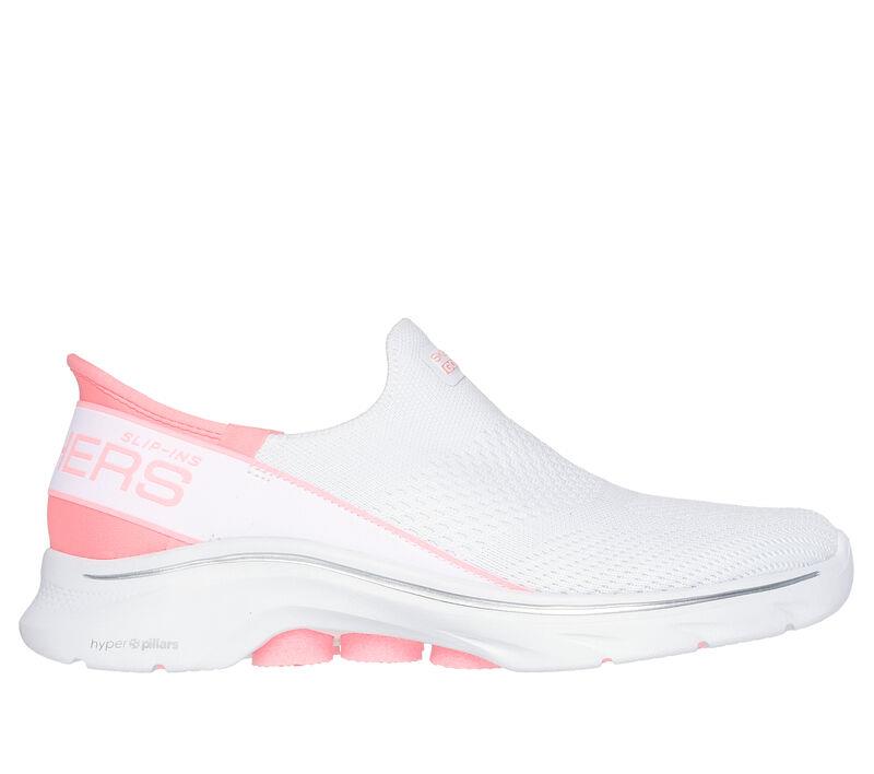 Women s Wide Fit Skechers 125231 Slip ins Go Walk 7 Mia Trainers Skechers Wide Fit Shoes Wide Fit Shoes UK
