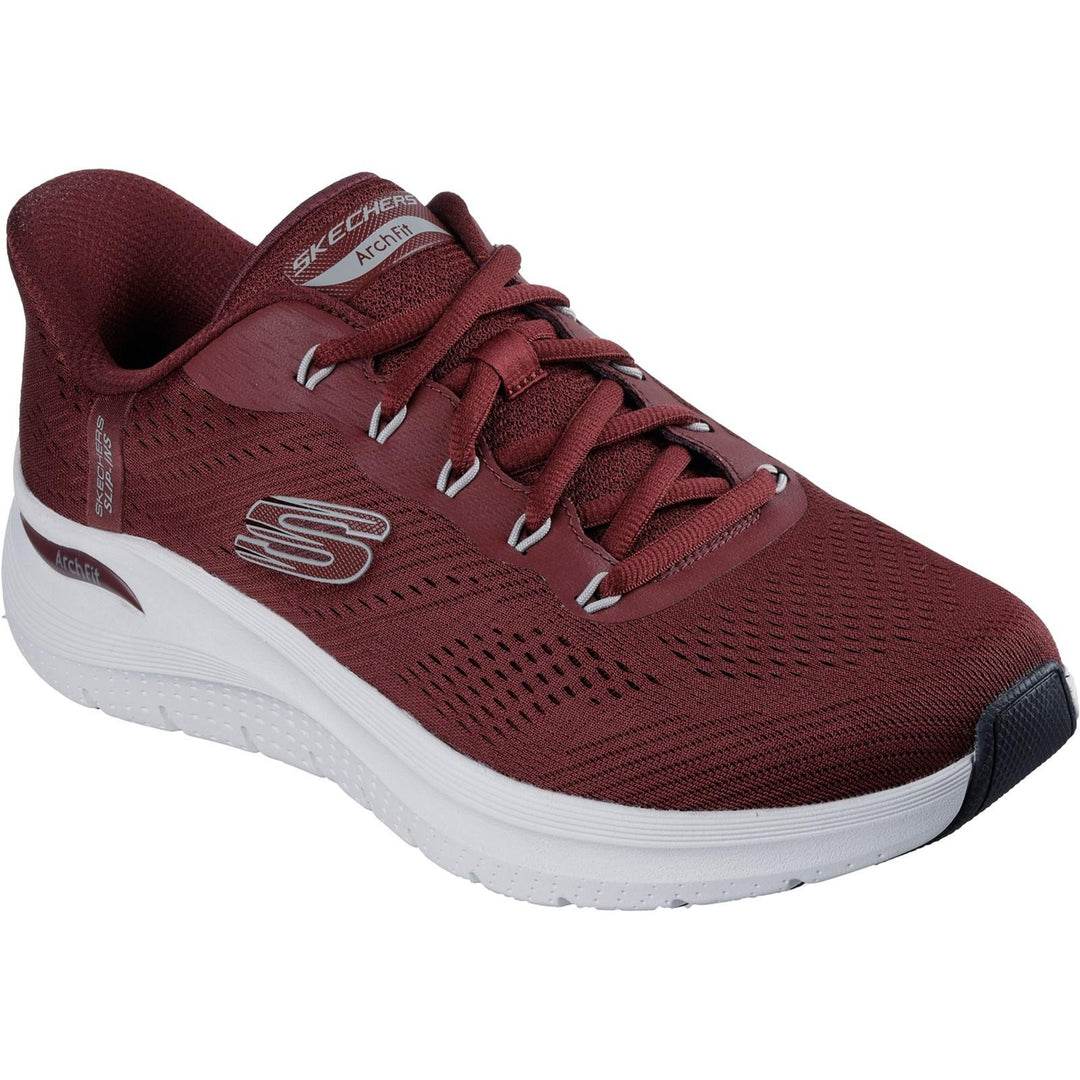 Men's Wide Fit Skechers 232712 Slip-ins Arch Fit 2.0 Lestur Trainers in Black - Image 10