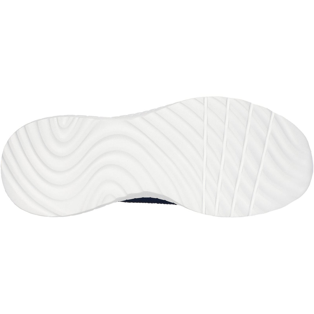 Men's Wide Fit Skechers 118312 Slip-ins Bobs Sport Squad Chaos Solid Step Trainers