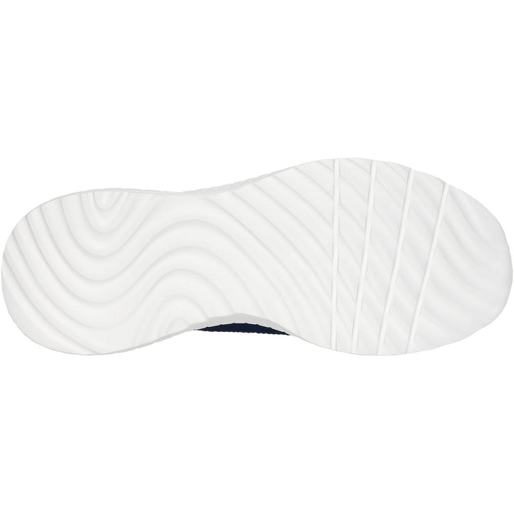 Men's Wide Fit Skechers 118312 Slip-ins Bobs Sport Squad Chaos Solid Step Trainers