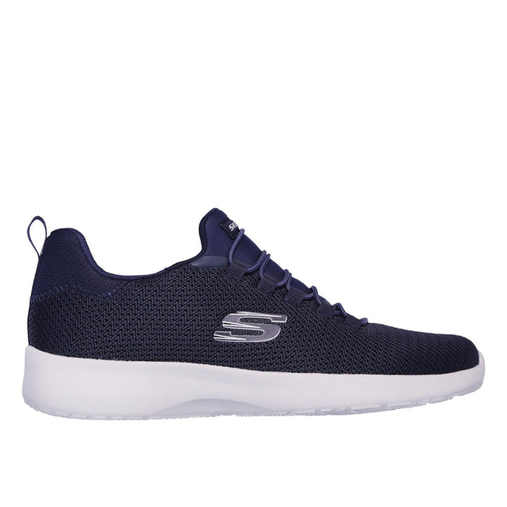 Men's Wide Fit Skechers 58360 Dynamight Trainers in Black - Image 1