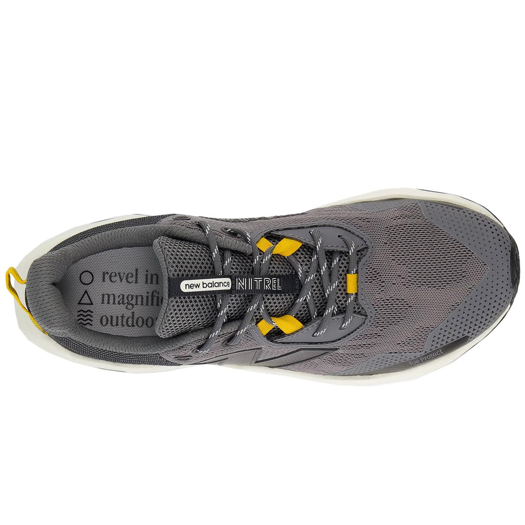 Men's Wide Fit New Balance MTNTRCD6 Dynasoft Nitrel V6 Trail Walking/Running Trainers in Black - Image 12