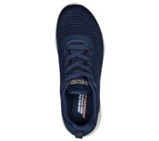 Womens Wide Fit Skechers Bobs Tough Talk-32504 Trainers - Navy