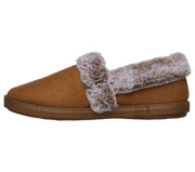 Women's Wide Fit Skechers 32777 Cozy Campfire Team Toasty Slippers