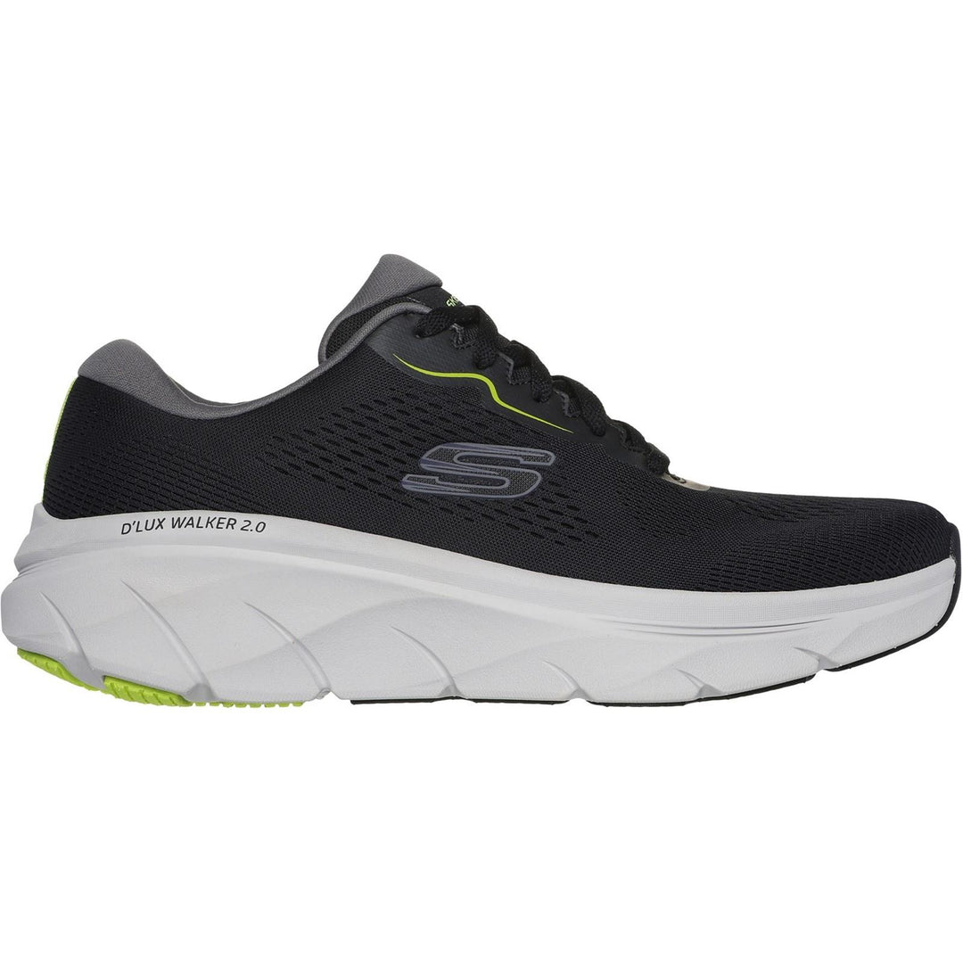 Men's Wide Fit Skechers 232714 D'lux Walker 2.0 Swave Trainers