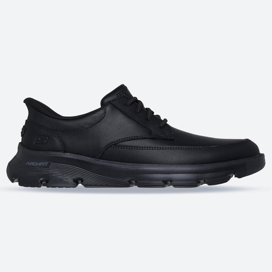 Men's Relaxed Fit Skechers 205517 Slip-ins Arch Fit Garza Rowan Trainers in Black - Image 1