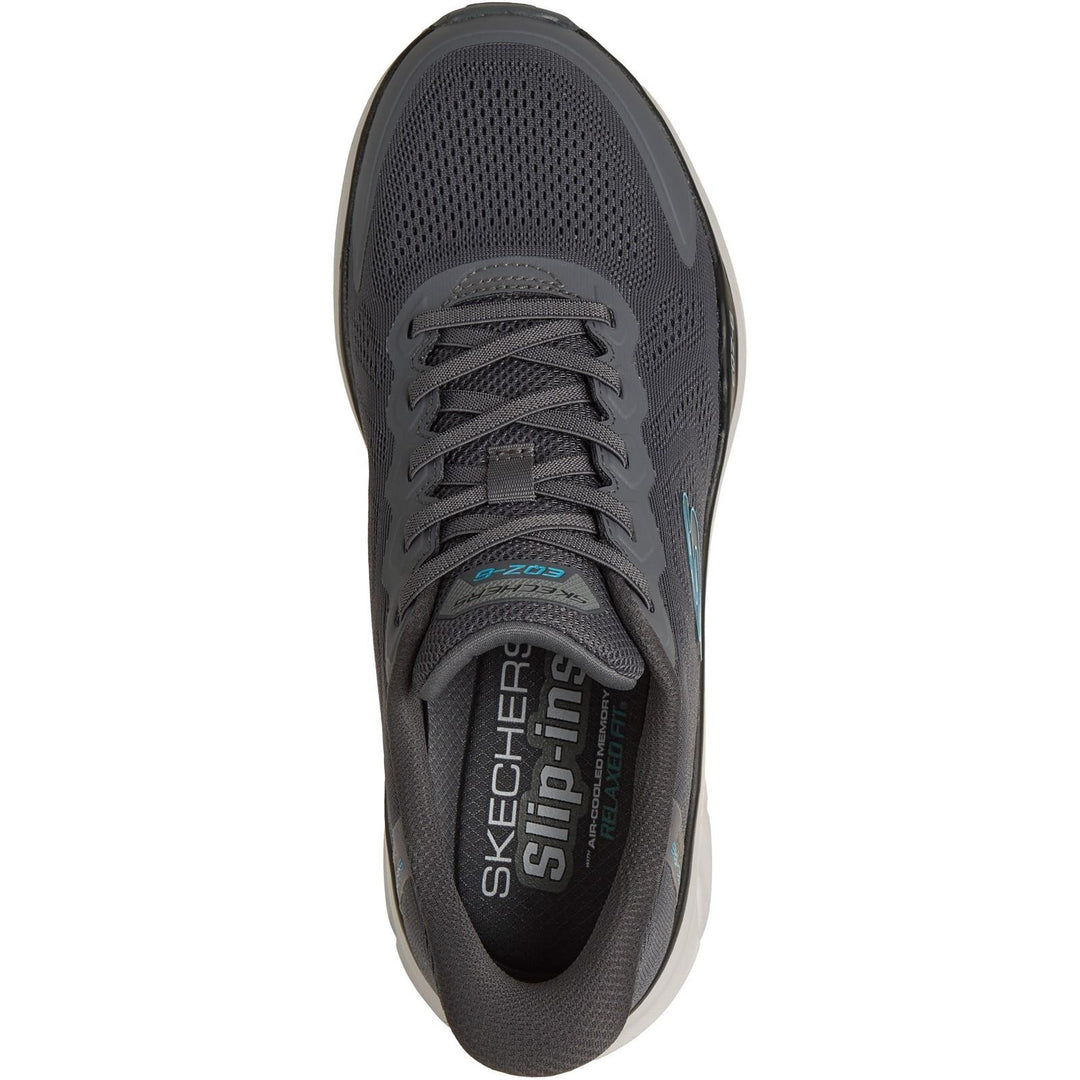 Men's Relaxed Fit Skechers 233106 Slip-ins Equalizer 6.0 Durran Trainers in Green/Multi - Image 9