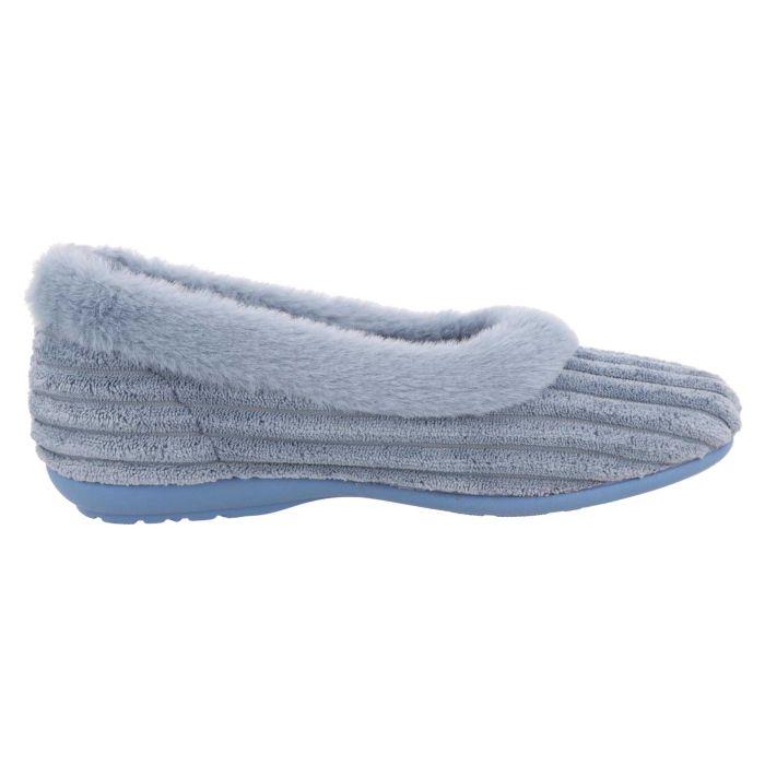 Women's Wide Fit DB Andrea Slippers in Pink Textile - Image 4