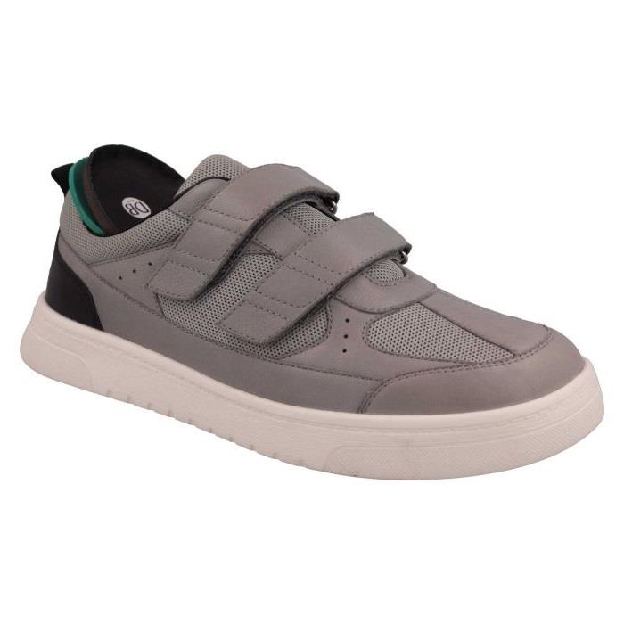 Men's Wide Fit DB Jude Shoes in Navy Leather / Navy Mesh - Image 1