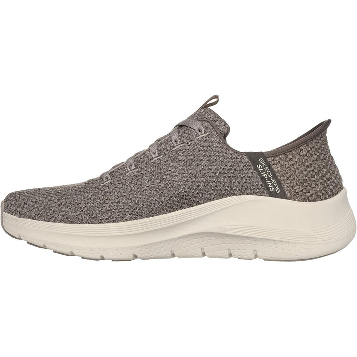 Men's Wide Fit Skechers 232462 Slip-ins Arch Fit 2.0 Look Ahead Trainers in Black - Image 1