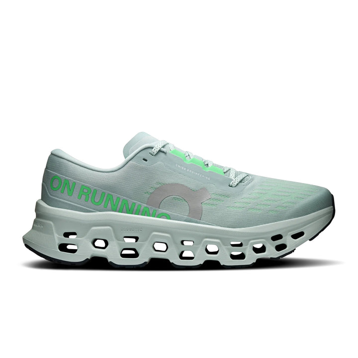 Mens Wide Fit On Cloudmonster 3 Trainers in Black - Image 1