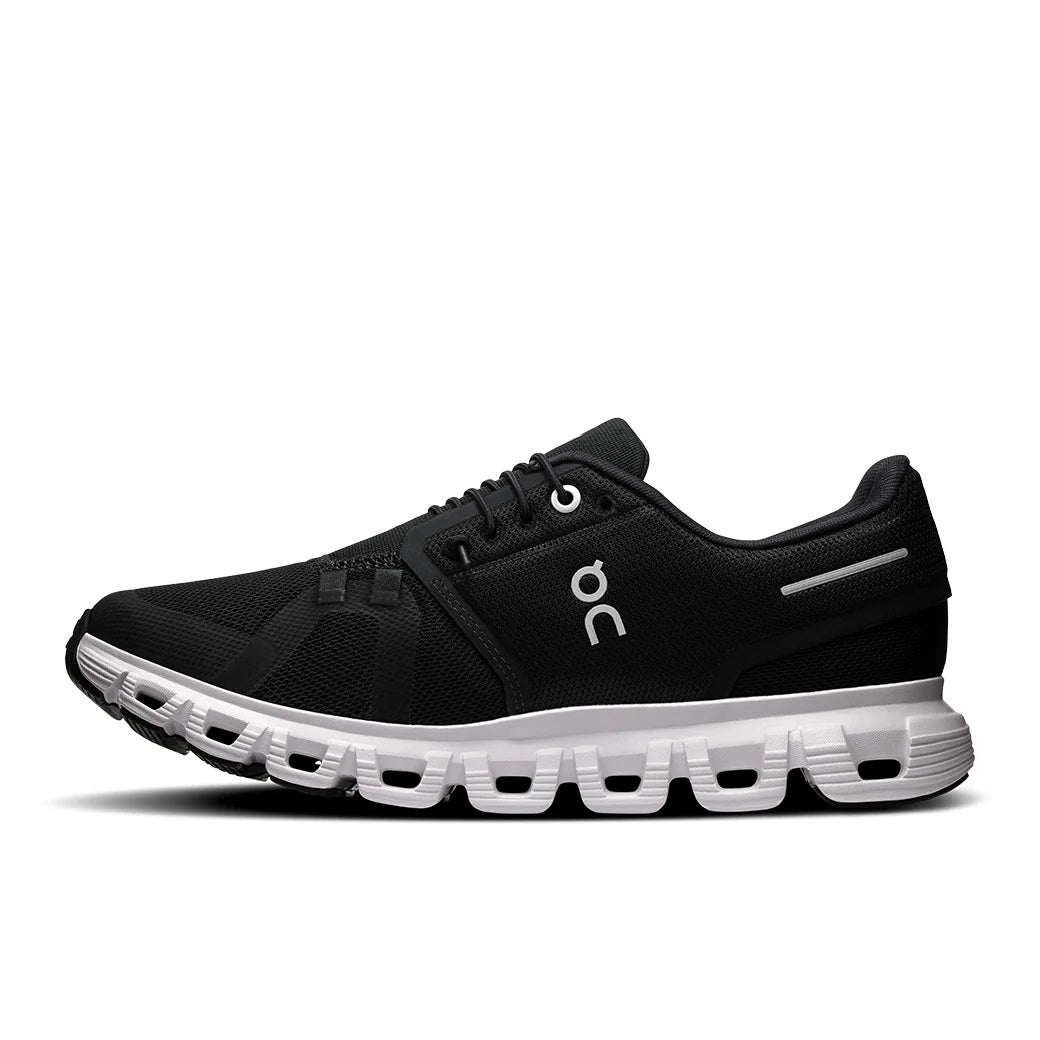 Men's Wide Fit On Cloud 6 Wide Trainers in White/White - Image 15