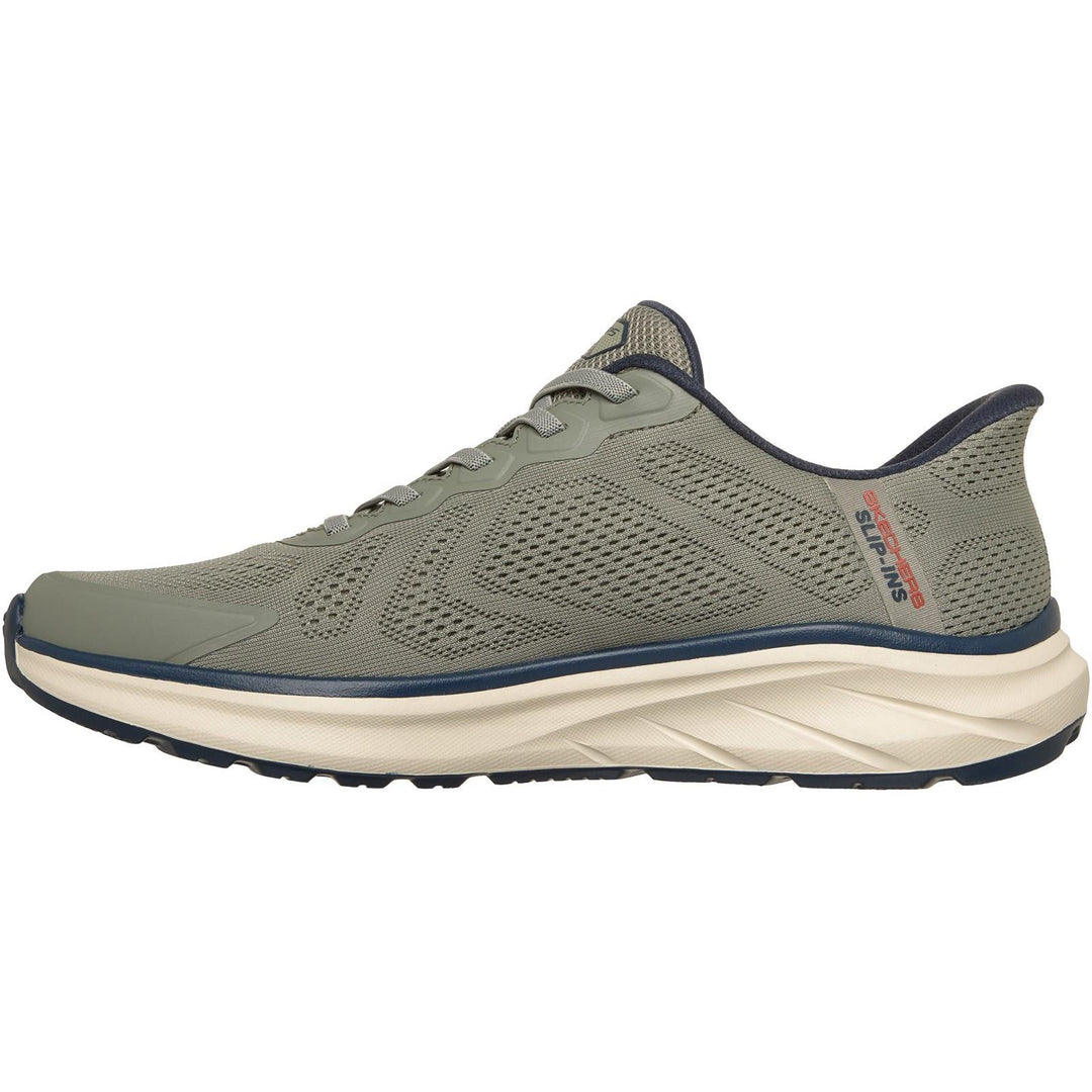 Men's Relaxed Fit Skechers 233106 Slip-ins Equalizer 6.0 Durran Trainers in Green/Multi - Image 4