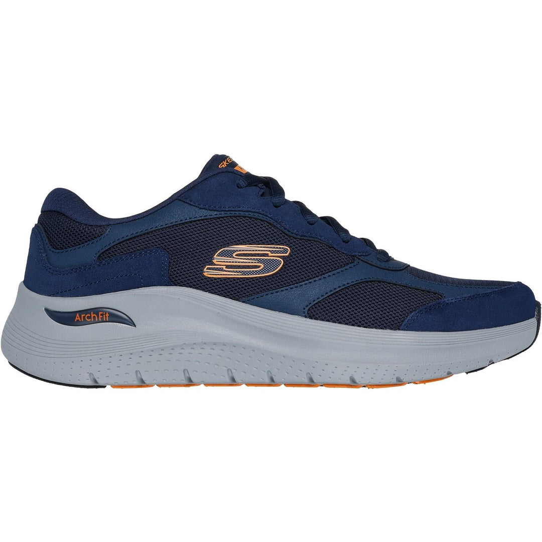 Men's Wide Fit 232702 Skechers Arch Fit 2.0 The Keep Walking Trainers in Olive - Image 6