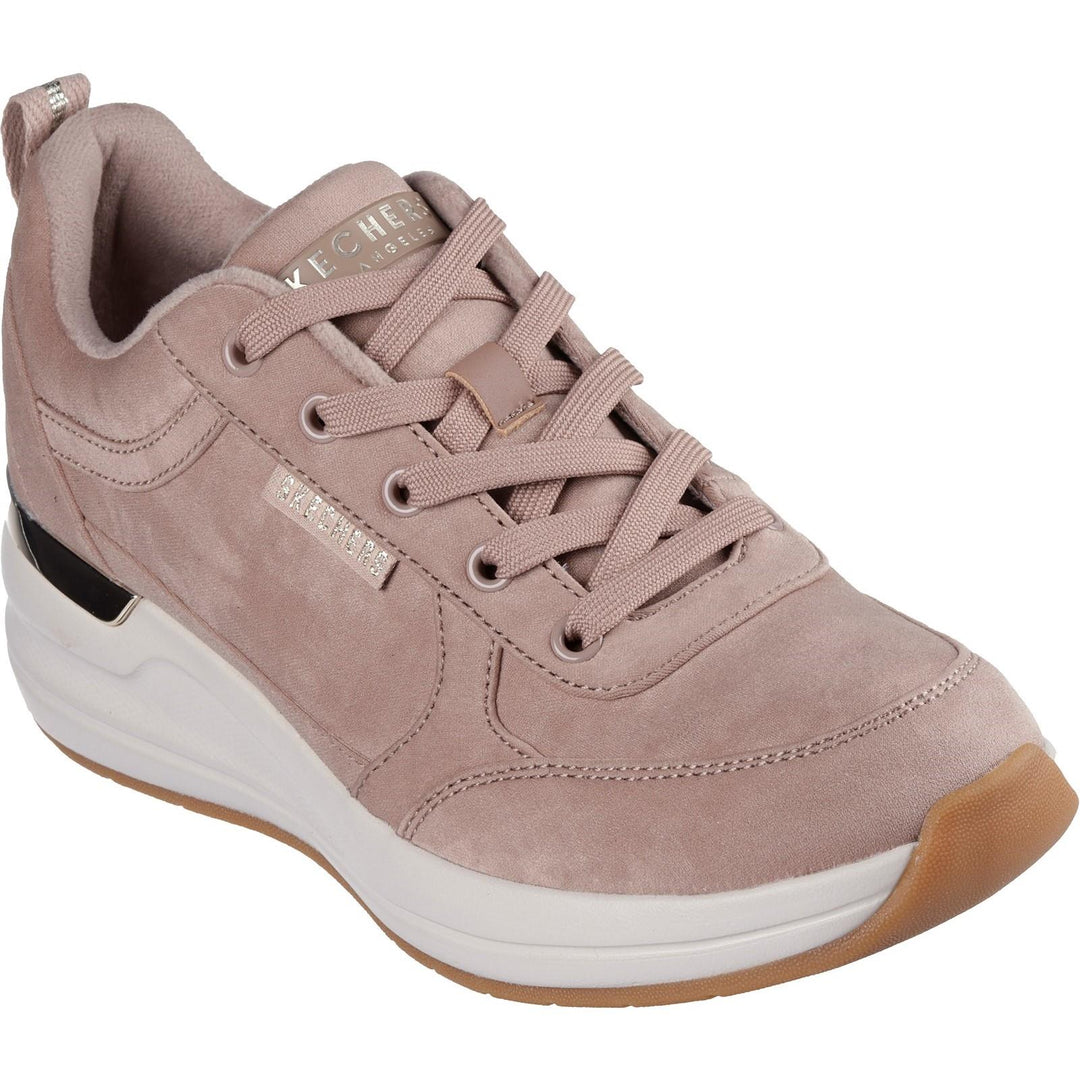 Women's Wide Fit Skechers 177349 Billion 2 Trainers in Taupe - Image 3